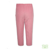 Pink Heavy Corduroy Pull On Pants with Side Pockets