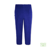 China Blue Needlecord Corduroy Pull On Pants with Side Pockets