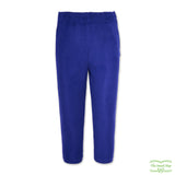 China Blue Needlecord Corduroy Pull On Pants with Side Pockets