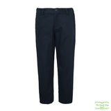 Navy Twill Trousers with Side & Back Pockets