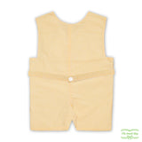 Yellow Check Popsicles Smocking Overall