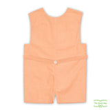 Orange Check Hot Air Balloon Smocking Overall