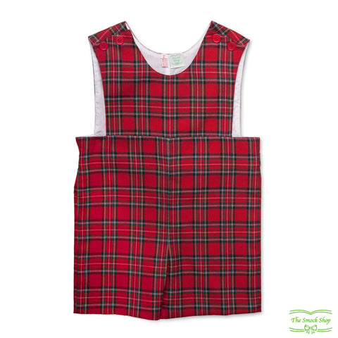 Christmas Plaid Overall