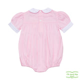 Pale Pink Ducking Smocking Girls Romper