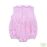 Pink Piglet Smocking Romper